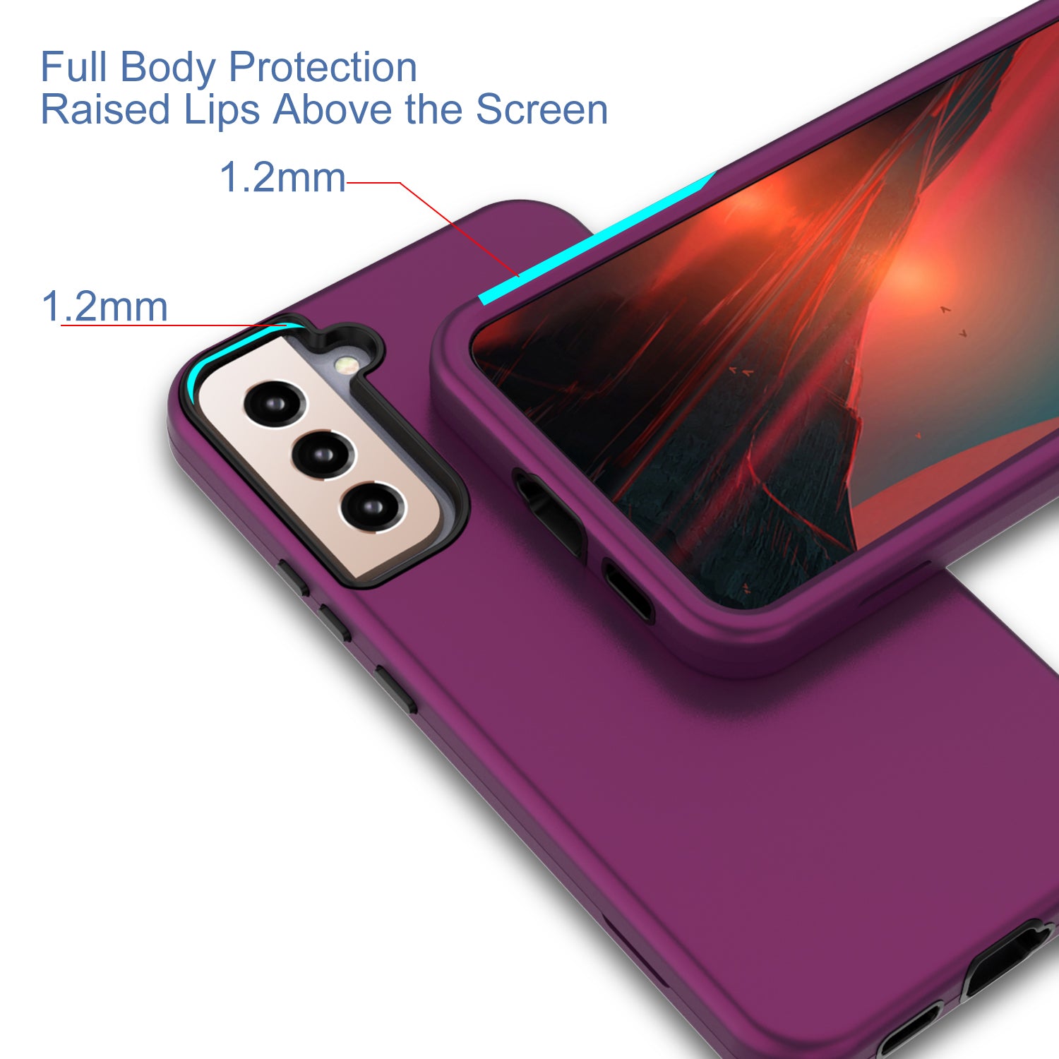 GW03 For Samsung Galaxy S23 Thicken TPU PC Phone Case Rubberized Anti-fingerprint Phone Cover GW03 For Samsung Galaxy S23 Thicken TPU PC Phone Case Rubberized Anti-fingerprint Phone Cover